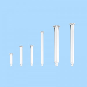 5.5mm, 8mm, 10mm Şeffaf Yuvarlak Başlıklı Cam Pipet